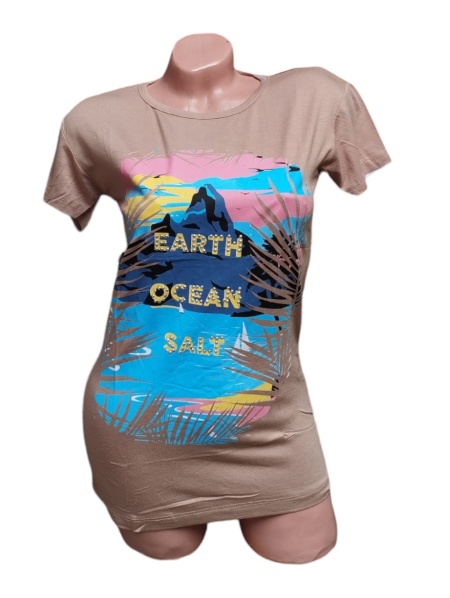Tricou dama din bumbac calitativ model nou cod x1299