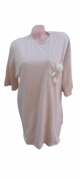 tricou scurt stil tunica model nou cod L18831
