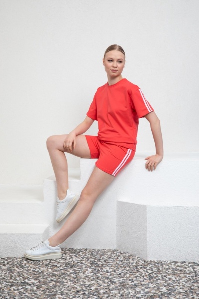 Compleu calitativ cu pantaloni scurti de dama cod x0940