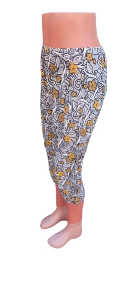 Pantaloni 3 sfert vaporosi de vara pentru dama cod x5389