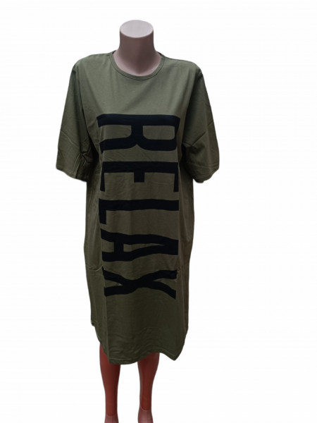 rochie dama cu maneca scurta cu buzunare cod n3409