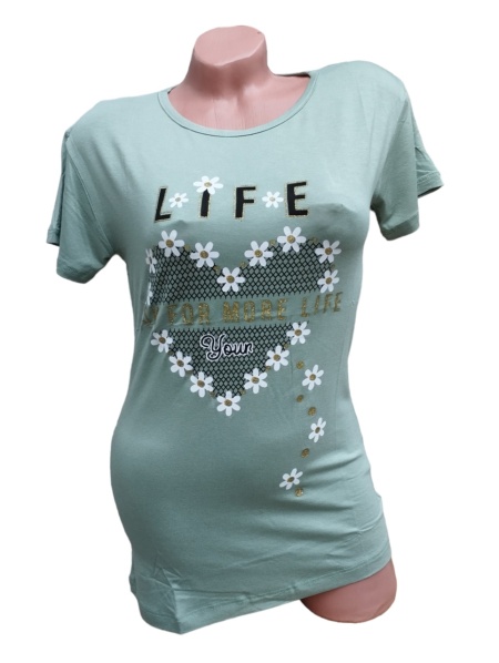 Tricou dama calitativ din bumbac model nou cod x2860