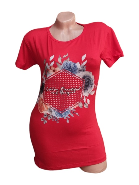 Tricou dama din bumbac calitativ model nou cod x1184