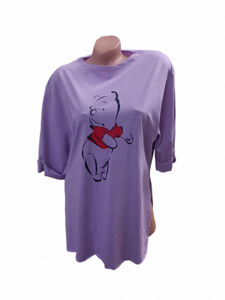 tricou scurt stil tunica model nou cod L17303