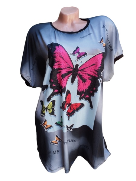 Bluza dama calitativa cu maneca scurta cod x2433