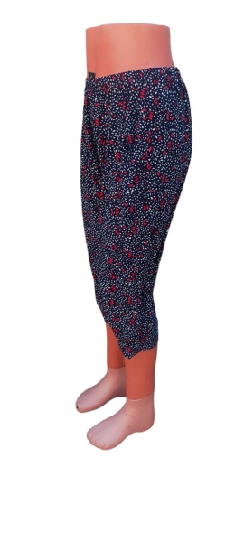 Pantaloni 3 sfert vaporosi de vara pentru dama cod x5380