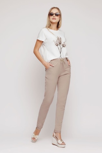 Pantaloni lungi eleganti din in pentru dama model nou cod x5530