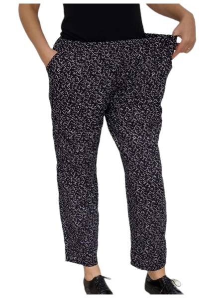 Pantaloni lungi vaporosi de vara pentru dama cod x5370