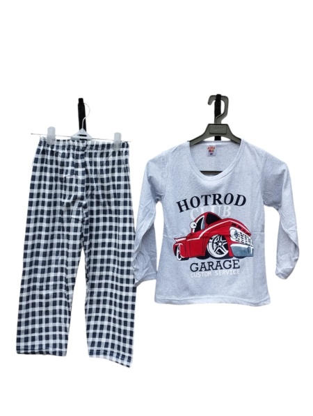 Pijama copil din bumbac calitativ cod x3729