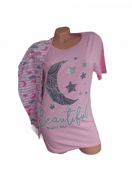 pijama dama cu maneca scurta cod p723
