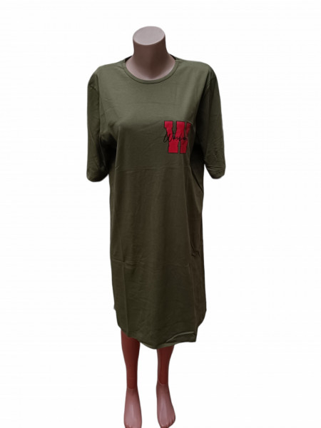 rochie dama cu maneca scurta cu buzunare cod n3441