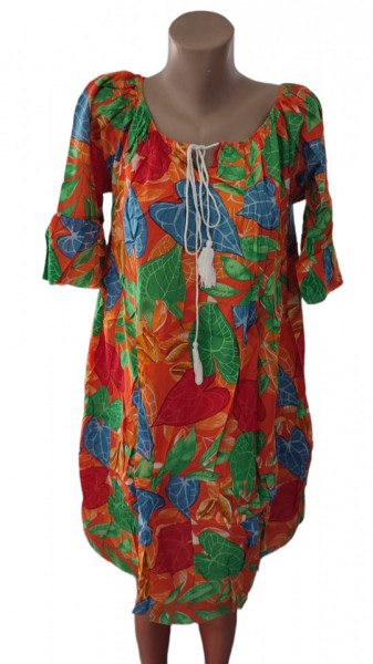 Rochie dama cu maneca scurta, din bumbac cod a1454