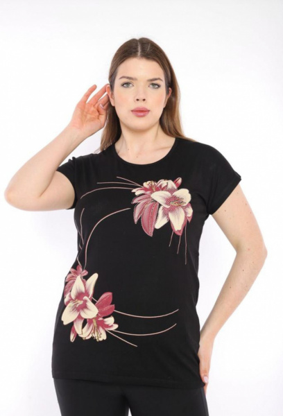 Tricou dama calitativ cu maneca scurta cod x0243