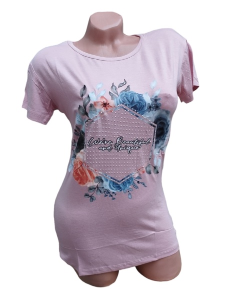 Tricou dama calitativ din bumbac model nou cod x2861