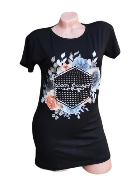 Tricou dama din bumbac calitativ model nou cod x1195