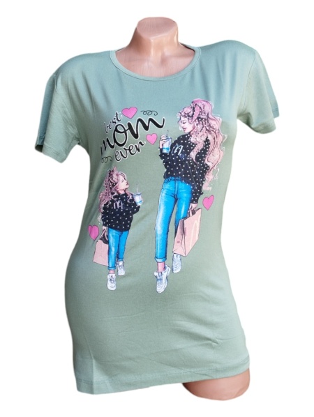 Tricou dama din bumbac calitativ model nou cod x1216