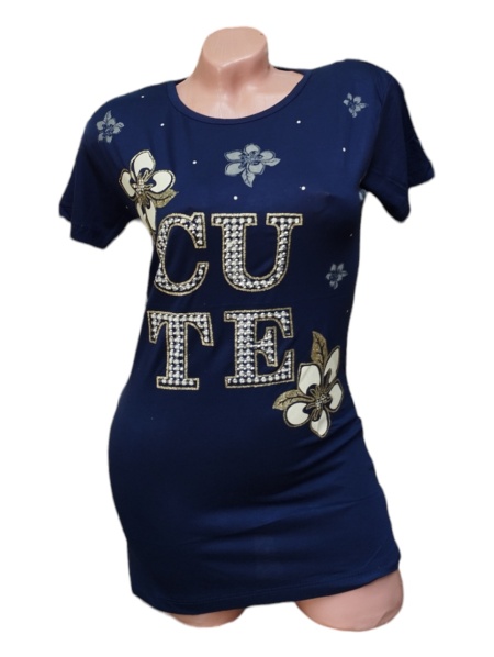 Tricou dama din bumbac calitativ model nou cod x1236