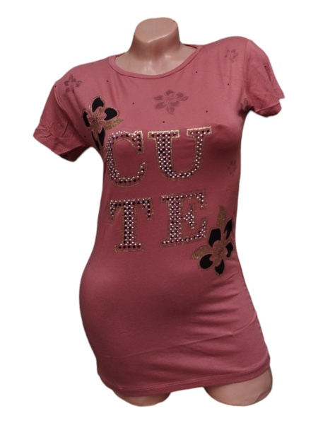Tricou dama din bumbac calitativ model nou cod x1246