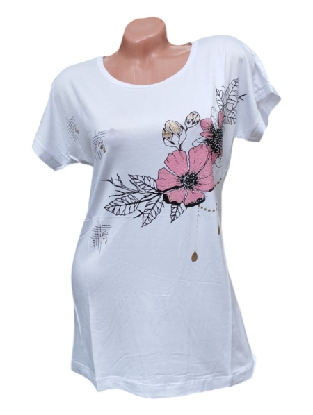 Tricou dama din bumbac calitativ model nou cod x1256