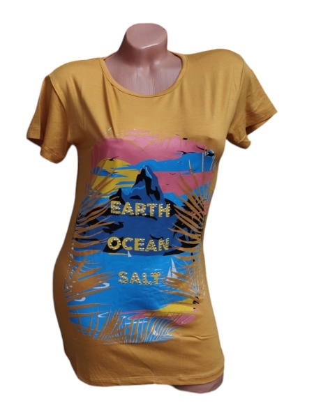Tricou dama din bumbac calitativ model nou cod x1291