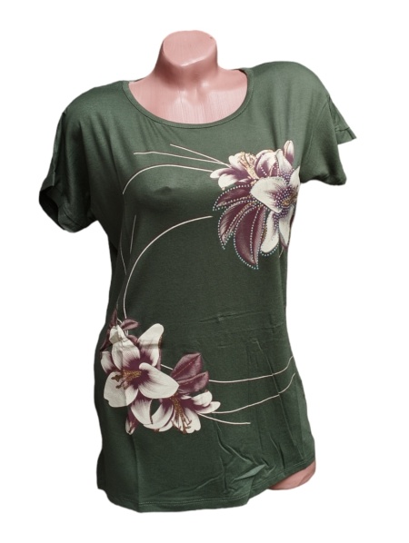 Tricou dama din bumbac calitativ model nou cod x1336