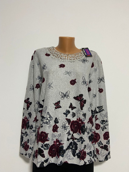 Bluza calitativa de dama subtire cod T659