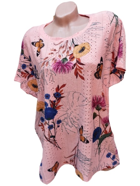 Bluza dama calitativa cu maneca scurta cod x2403