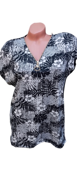 Bluza dama calitativa cu maneca scurta cod x2474