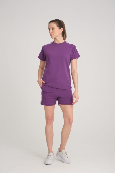 Compleu calitativ cu pantaloni scurti de dama cod x0952