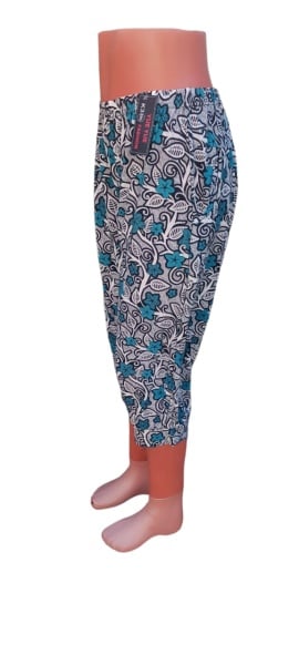 Pantaloni 3 sfert vaporosi de vara pentru dama cod x5381