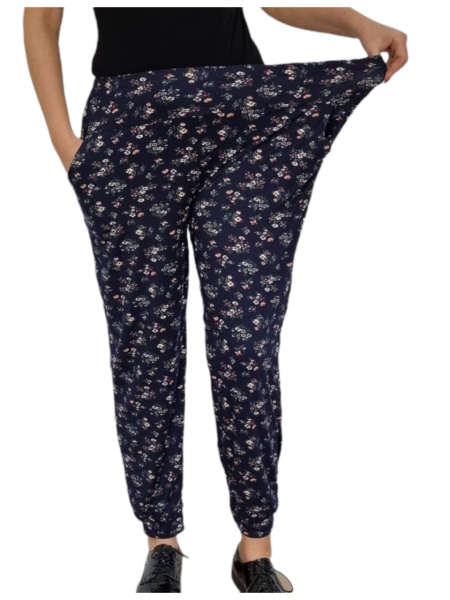 Pantaloni lungi vaporosi de vara pentru dama cod x5371