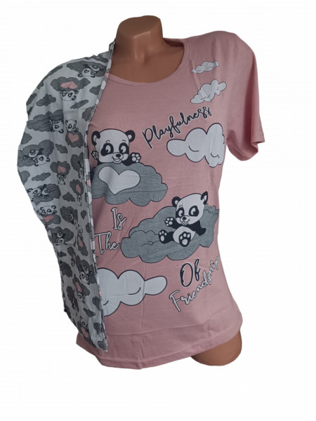 pijama dama cu maneca scurta cod p718