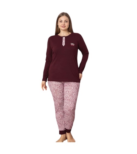Pijama dama din bumbac calitativ cod x3961