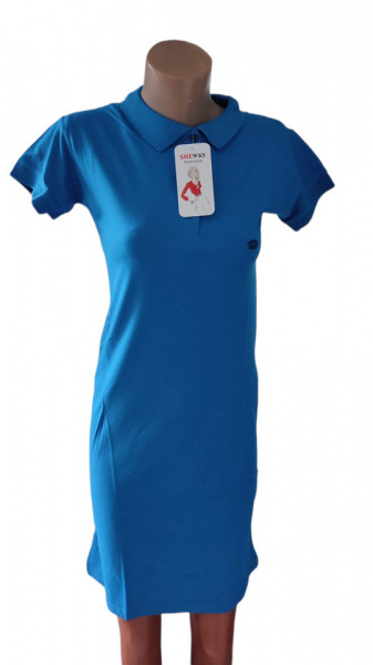 Rochie dama cu maneca scurta, din bumbac cod a1623