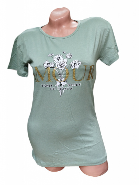 Tricou dama calitativ cu maneca scurta cod x0224