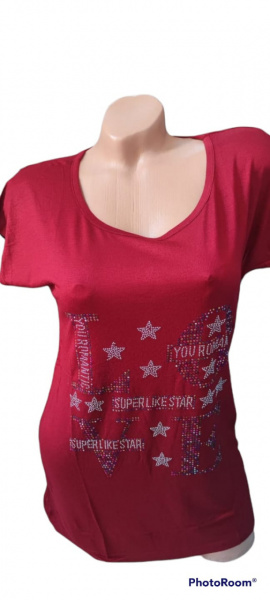 Tricou dama calitativ cu maneca scurta cod x0324