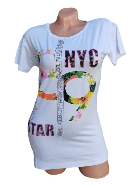 Tricou dama din bumbac calitativ model nou cod x1227