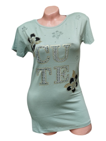 Tricou dama din bumbac calitativ model nou cod x1247
