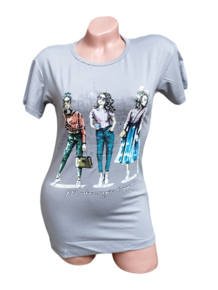 Tricou dama din bumbac calitativ model nou cod x1292