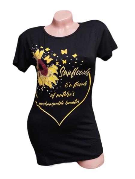 Tricou dama din bumbac calitativ model nou cod x1302
