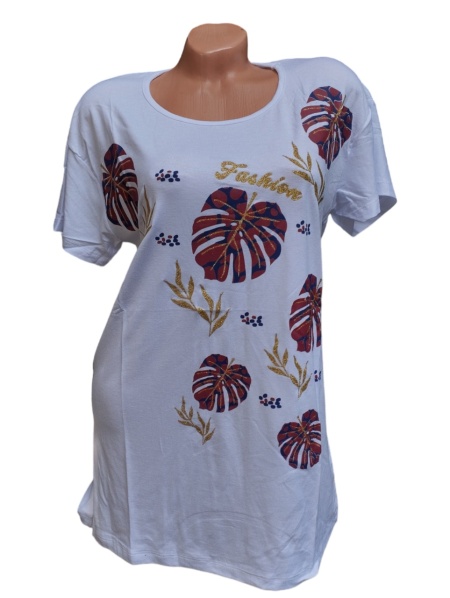 Tricou dama din bumbac calitativ model nou cod x1312