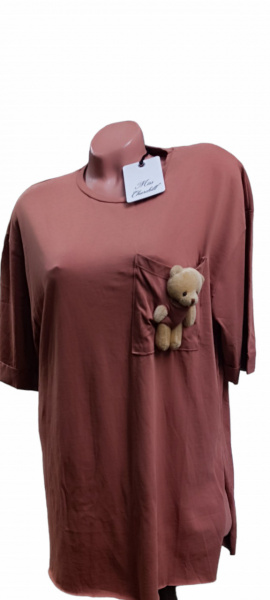 tricou scurt stil tunica model nou cod L18824
