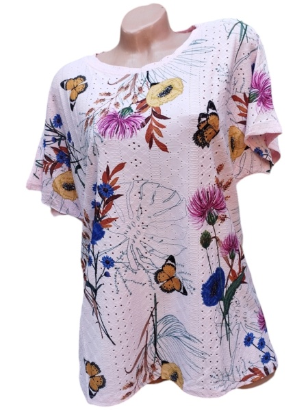 Bluza dama calitativa cu maneca scurta cod x2404