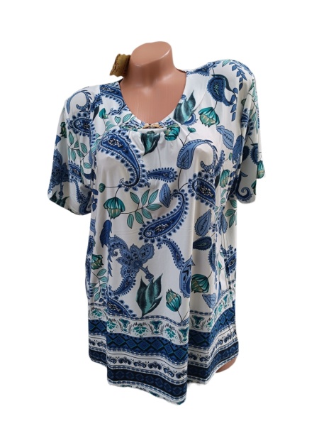 Bluza dama calitativa cu maneca scurta cod x2455