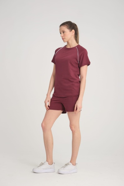 Compleu calitativ cu pantaloni scurti de dama cod x0963