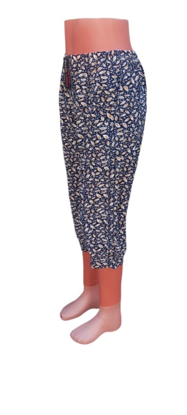 Pantaloni 3 sfert vaporosi de vara pentru dama cod x5392