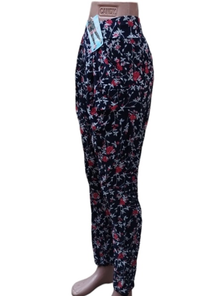 Pantaloni lungi vaporosi de vara pentru dama cod x5362