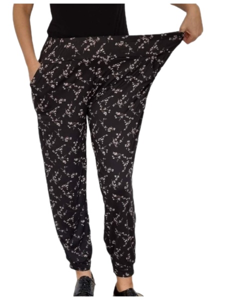 Pantaloni lungi vaporosi de vara pentru dama cod x5372