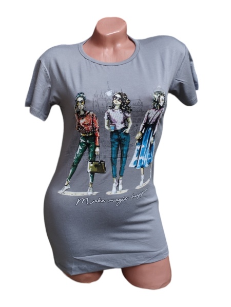 Tricou dama din bumbac calitativ model nou cod x1293