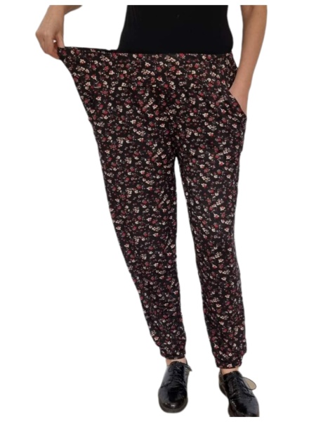 Pantaloni lungi vaporosi de vara pentru dama cod x5373